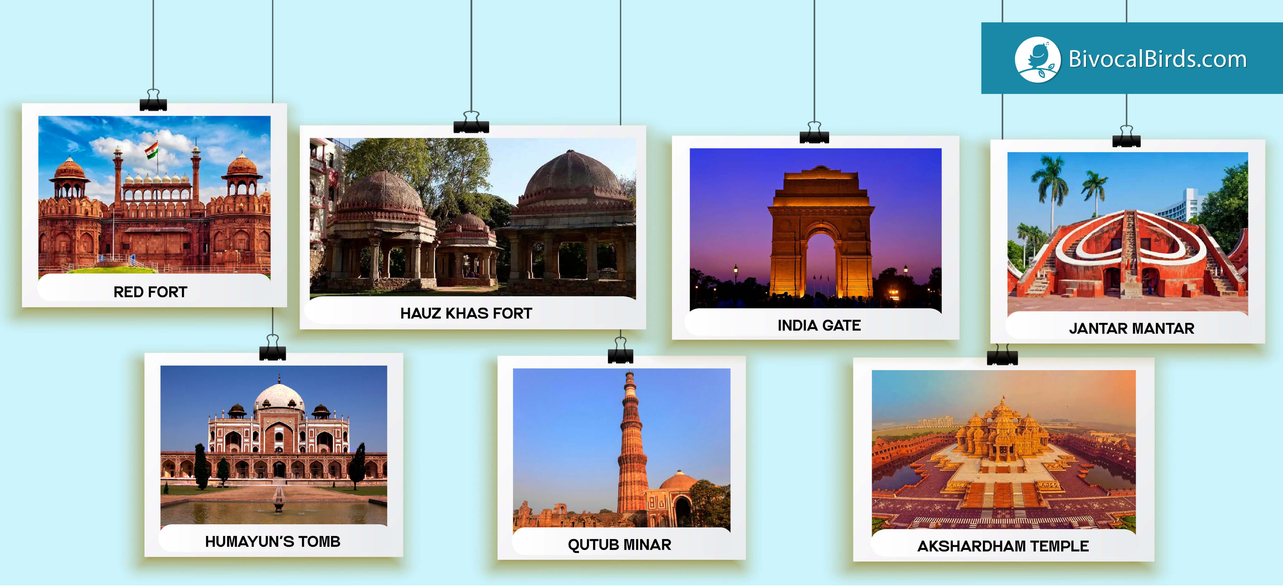 delhi tourist places with name